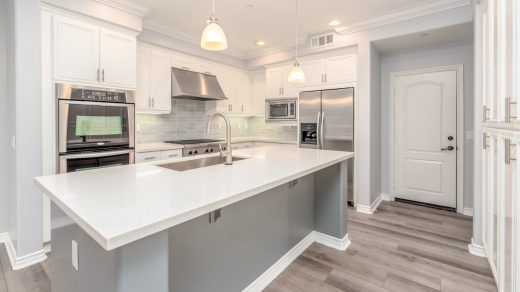 granite counter upgrade in west coast kitchen