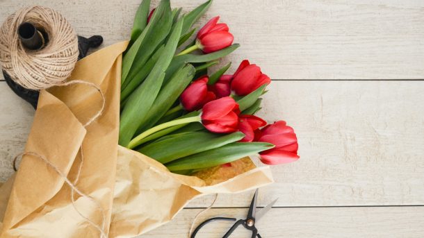 Local flower delivery prepared for a short-notice order